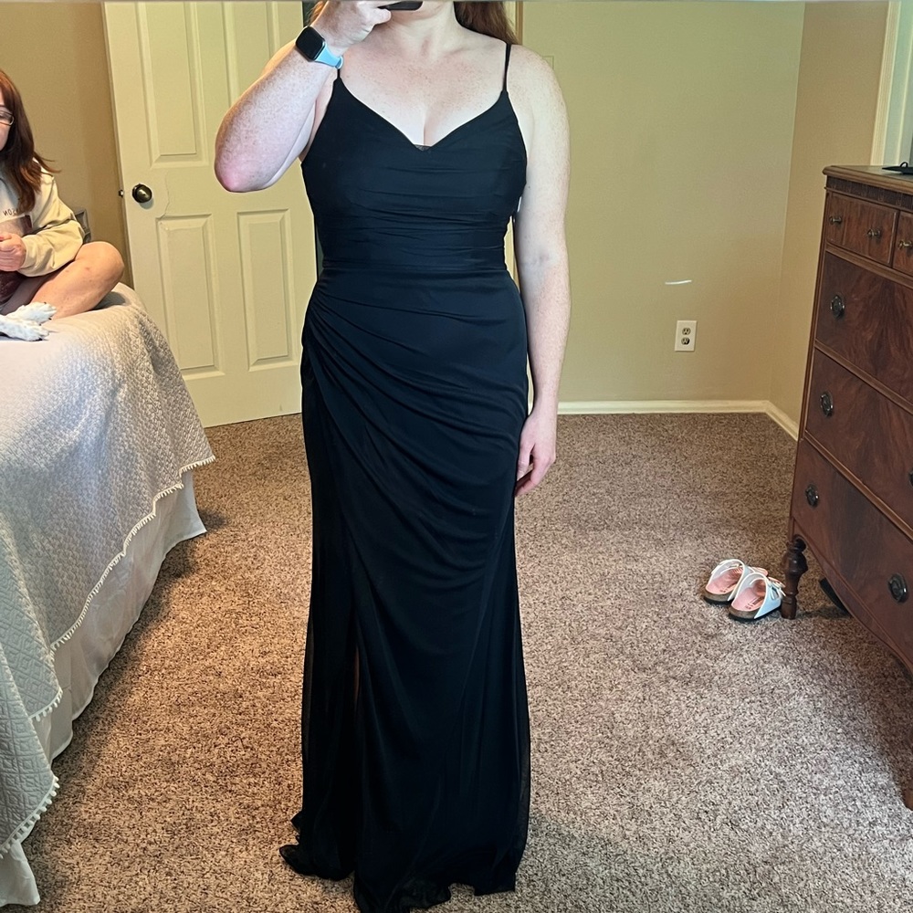 Azazie Deandra Black Gown